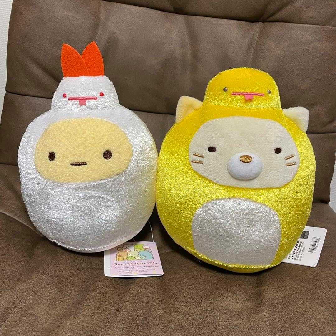 すみっこ えびふらいのしっぽ ぽかぽかねこびより ぬいぐるみ ロフト 限定